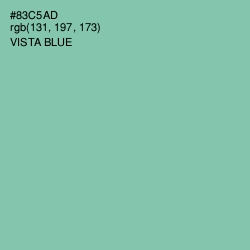 #83C5AD - Vista Blue Color Image